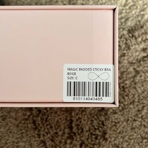 Unopened, Boomba beige magic padded sticky bra